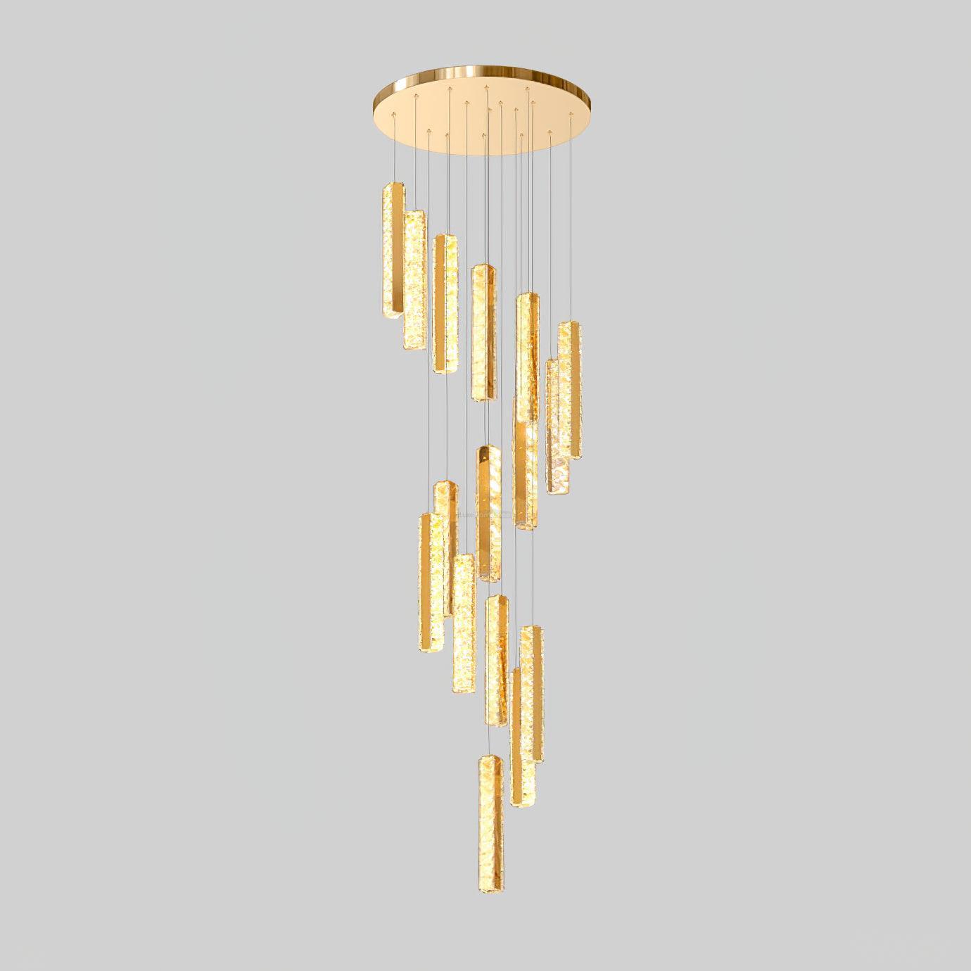 Villa Forci Chandelier with 12/15/18/21/24 heads - Straps-1-Luxehomezone