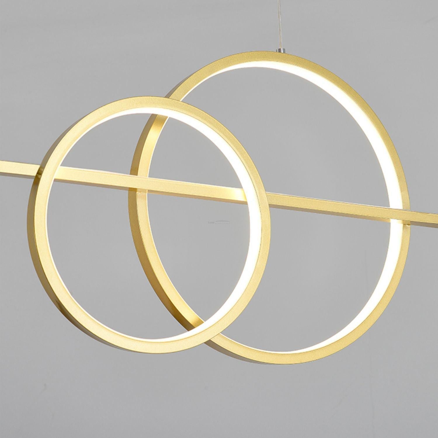 Brooklyn Double Circle Chandelier L 47.2″ - Hailey-1-Luxehomezone
