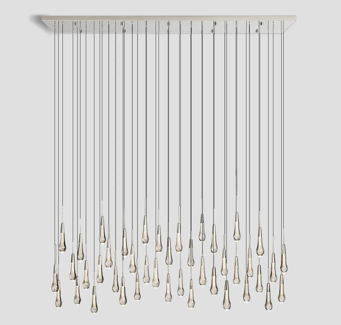 Solitaire Linear Chandelier 37"/ 50"/ 70"/ 87"/ 120"