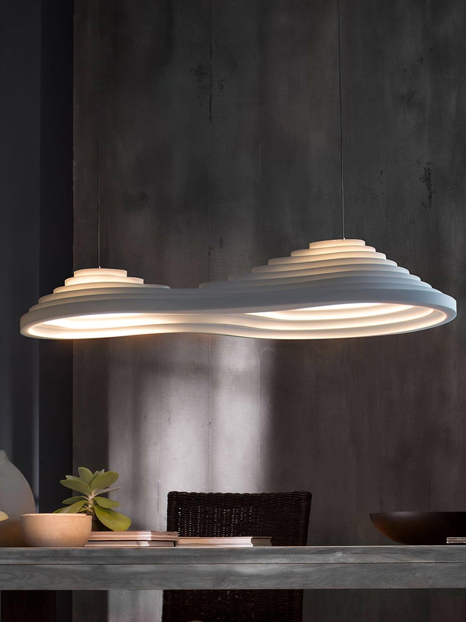Rice Field Acoustic Acrylic Pendant - Luxehomezone