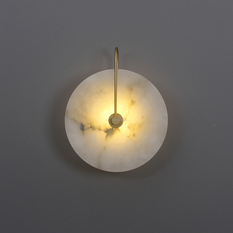 Alabaster LED Wall Lamp 6''/8''/10''/12'' - Luxehomezone