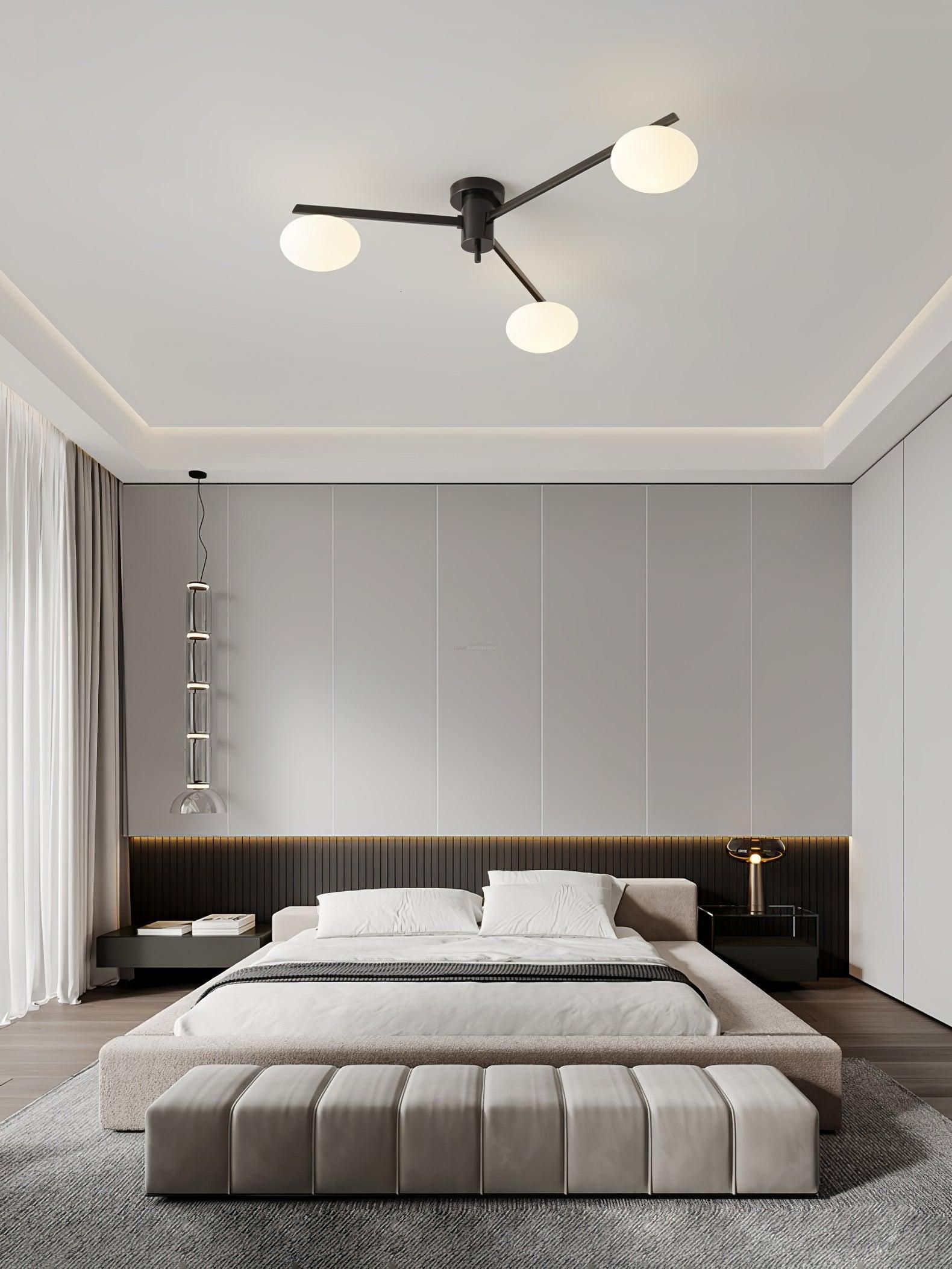 Ceiling Lamp with 3/5/6 heads - Optimized, Semi Flush Mounts-1-Luxehomezone