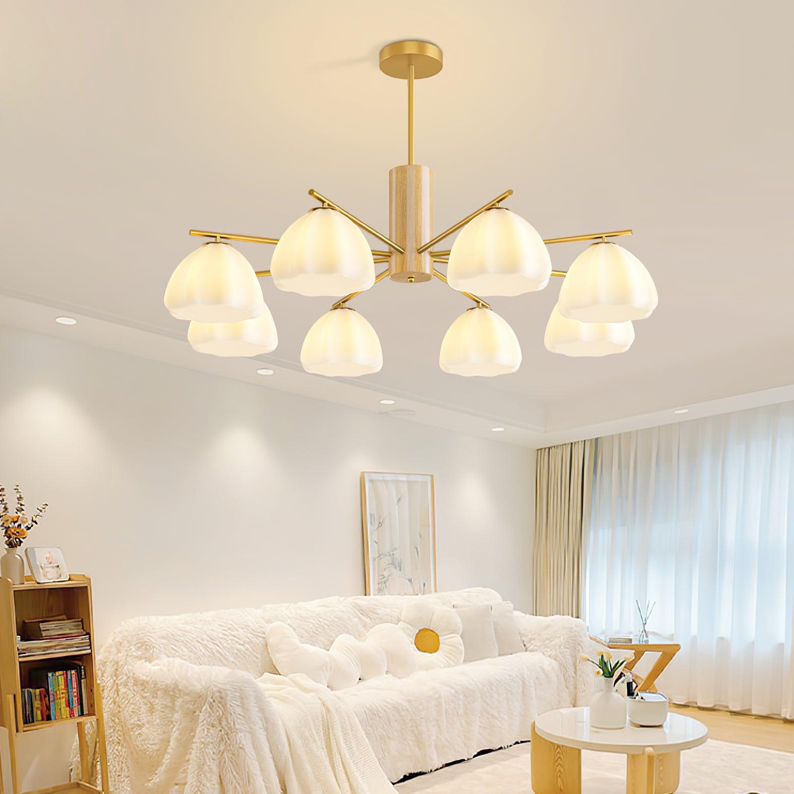 Little Clouds Round/Linear Chandelier - Zahara-1-Luxehomezone