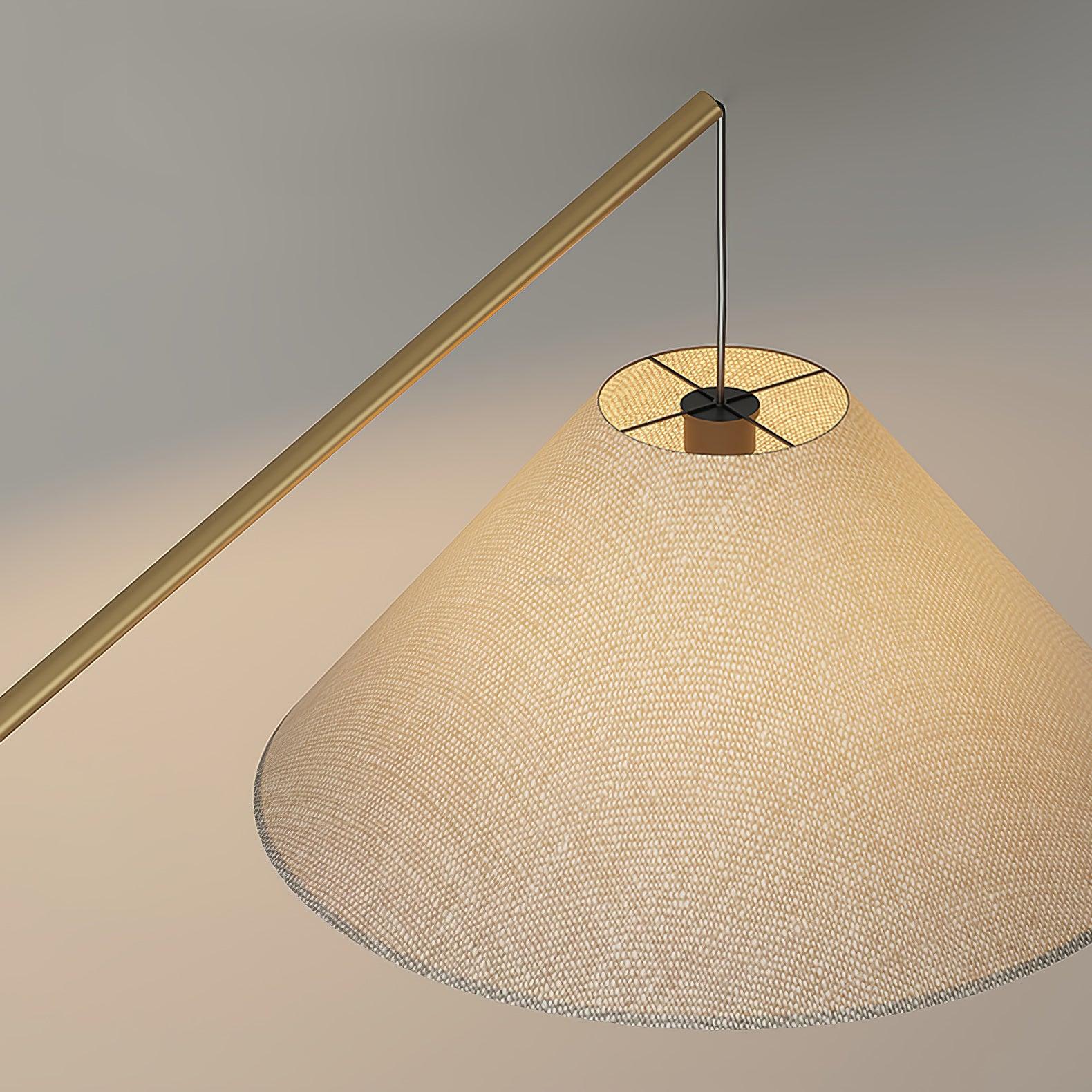Gibson Arc Floor Lamp L 59.1″ - Bent-1-Luxehomezone