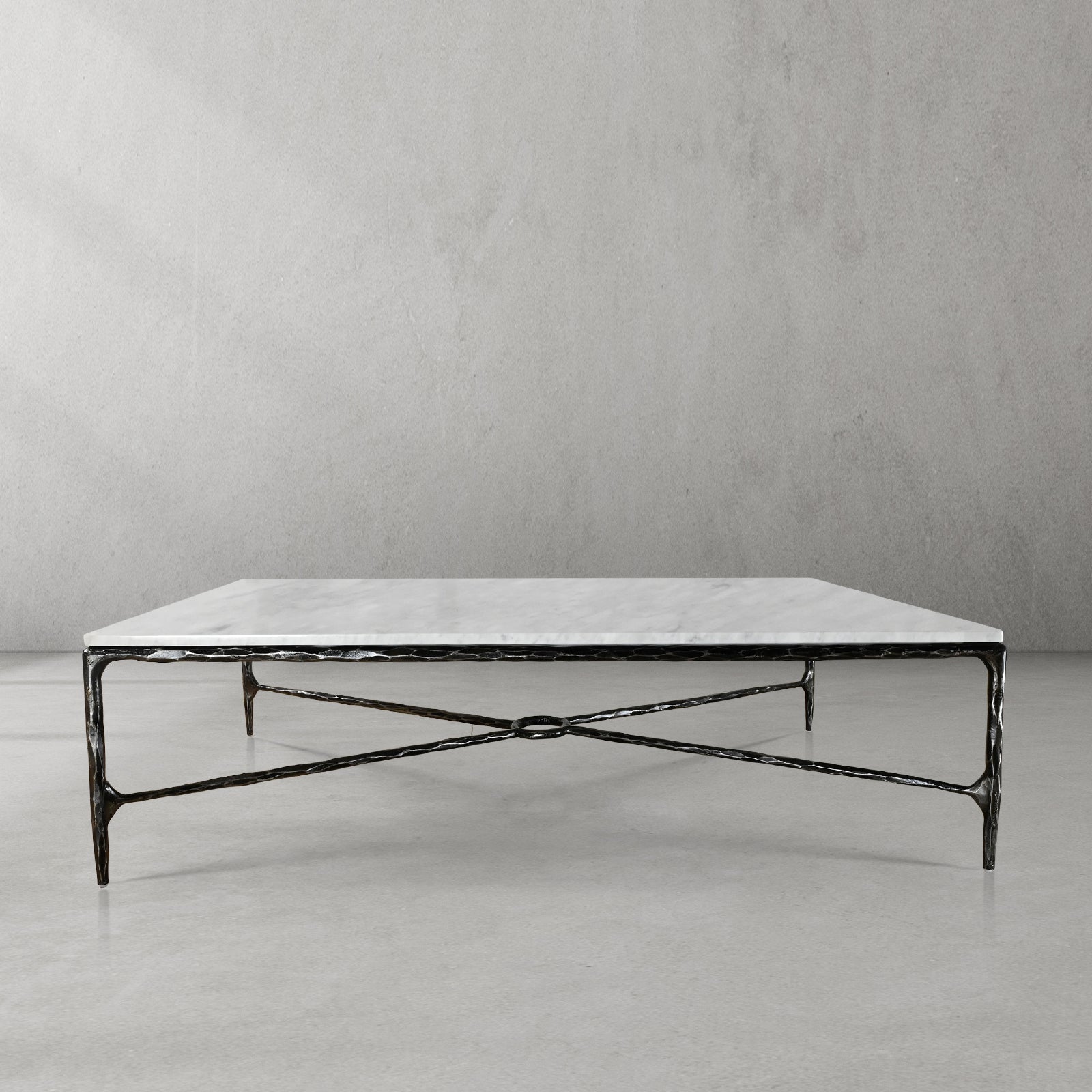 Thaddeus Rectangle Marble Coffee Table