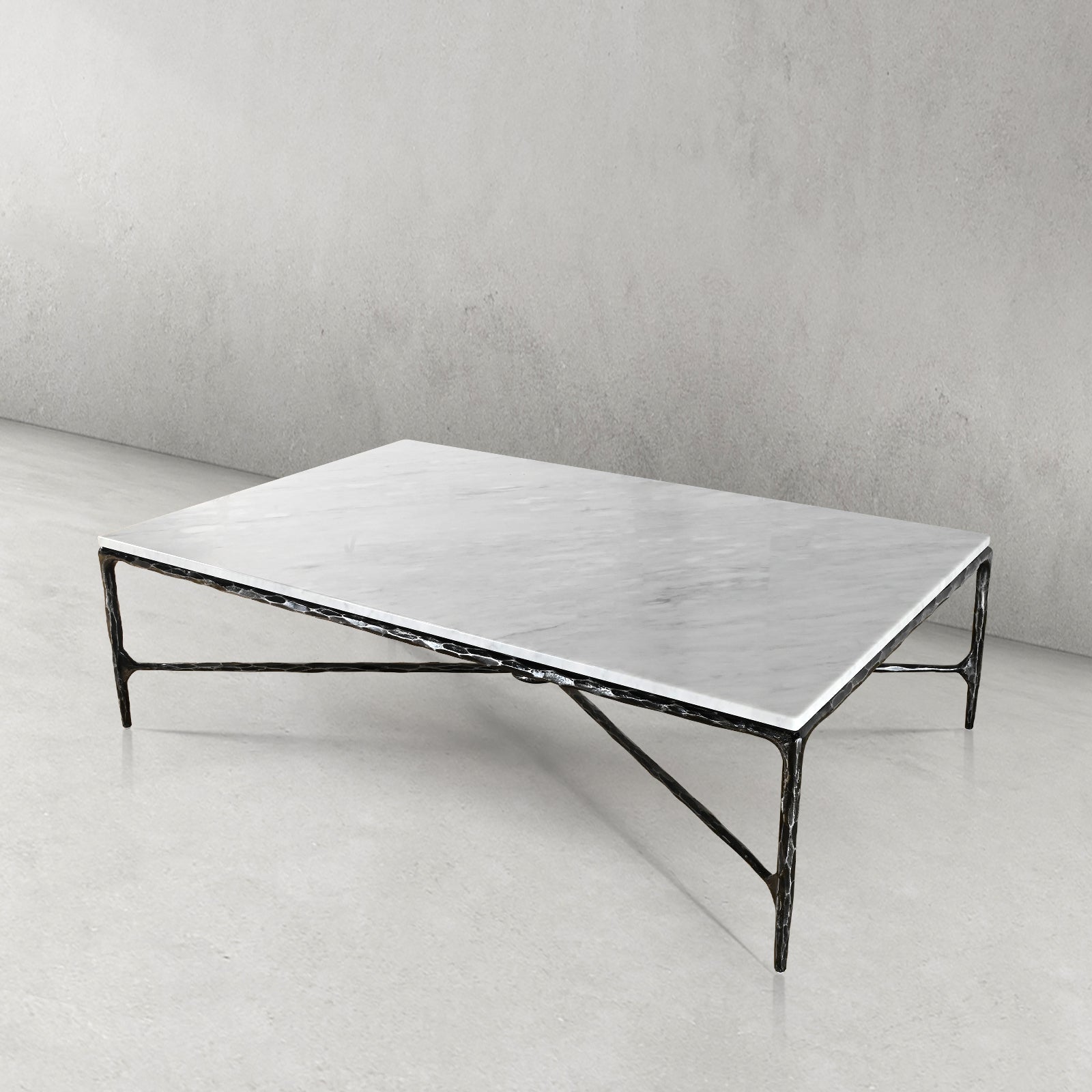 Thaddeus Rectangle Marble Coffee Table