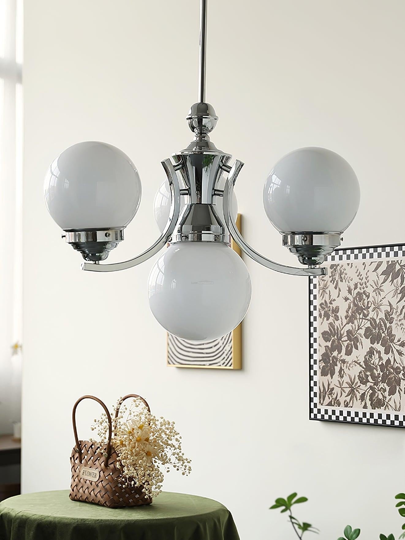 Dewdrop Globe Chandelier ∅ 21.7″ - Bend-1-Luxehomezone