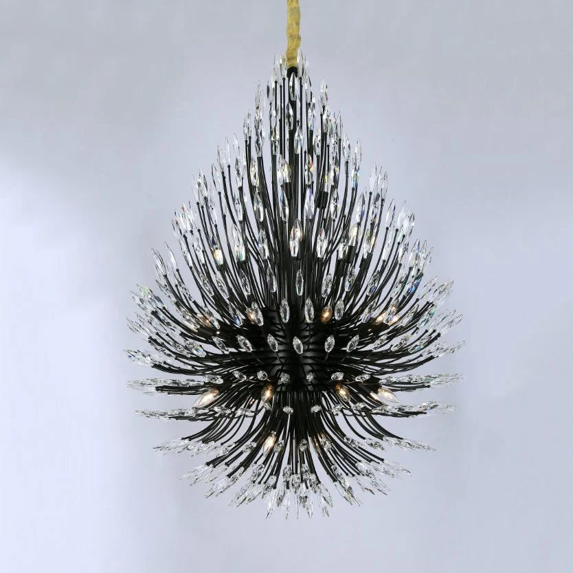 Arly Starburst Crystal Sputnik Chandelier 43"D