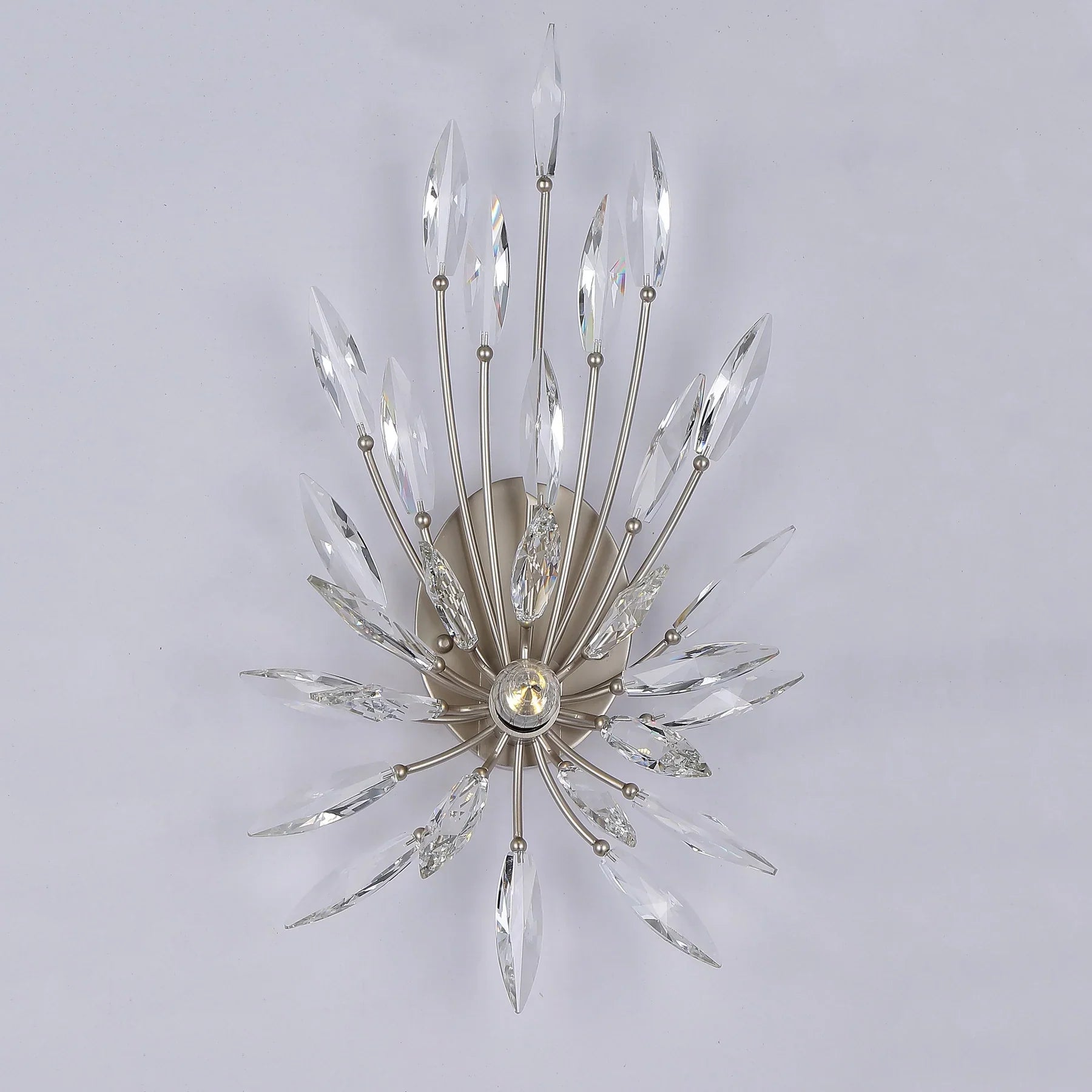 Arly Starburst Crystal Sputnik Wall Sconce