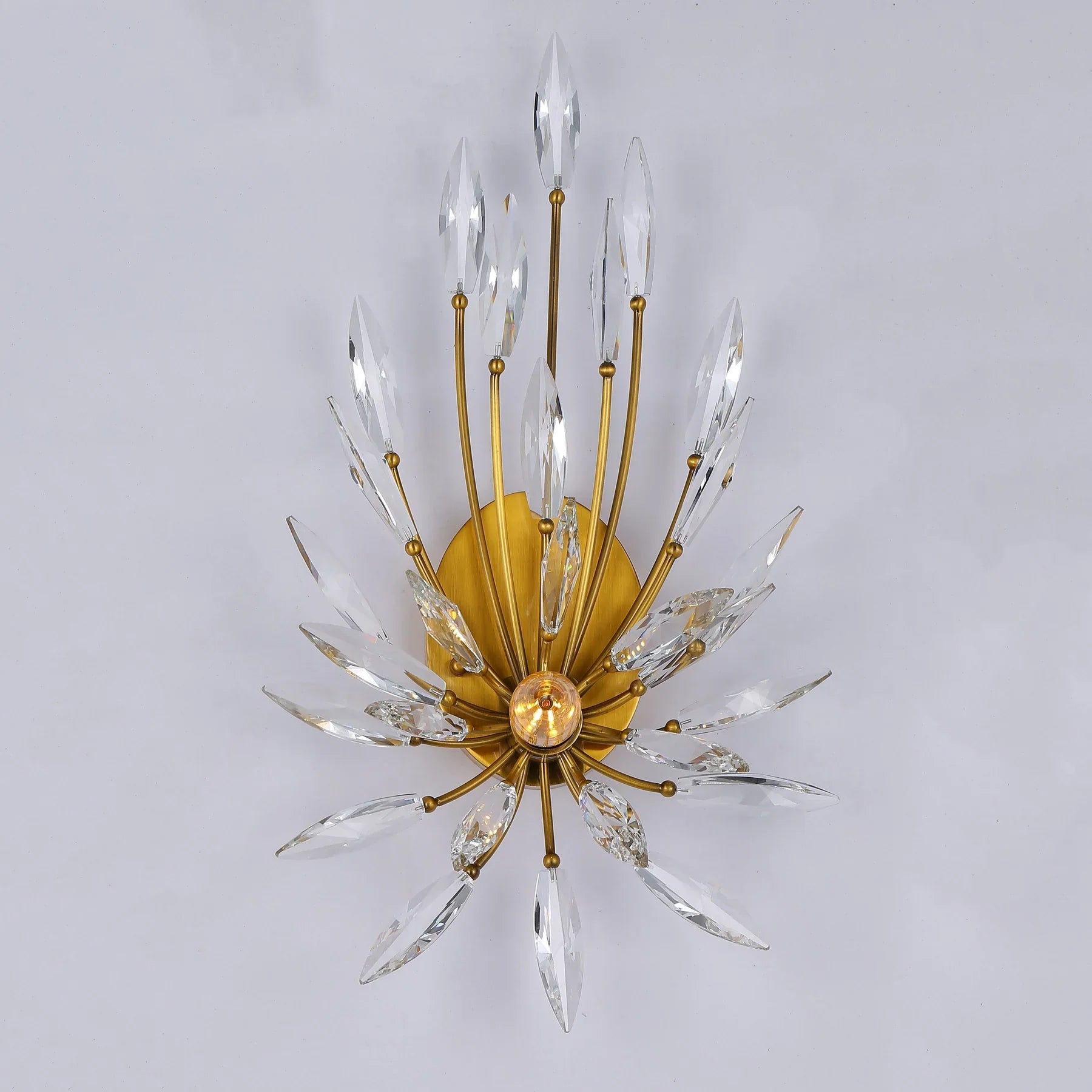 Arly Starburst Crystal Sputnik Wall Sconce