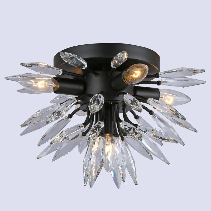 Arly Starburst Crystal Sputnik Flushmount