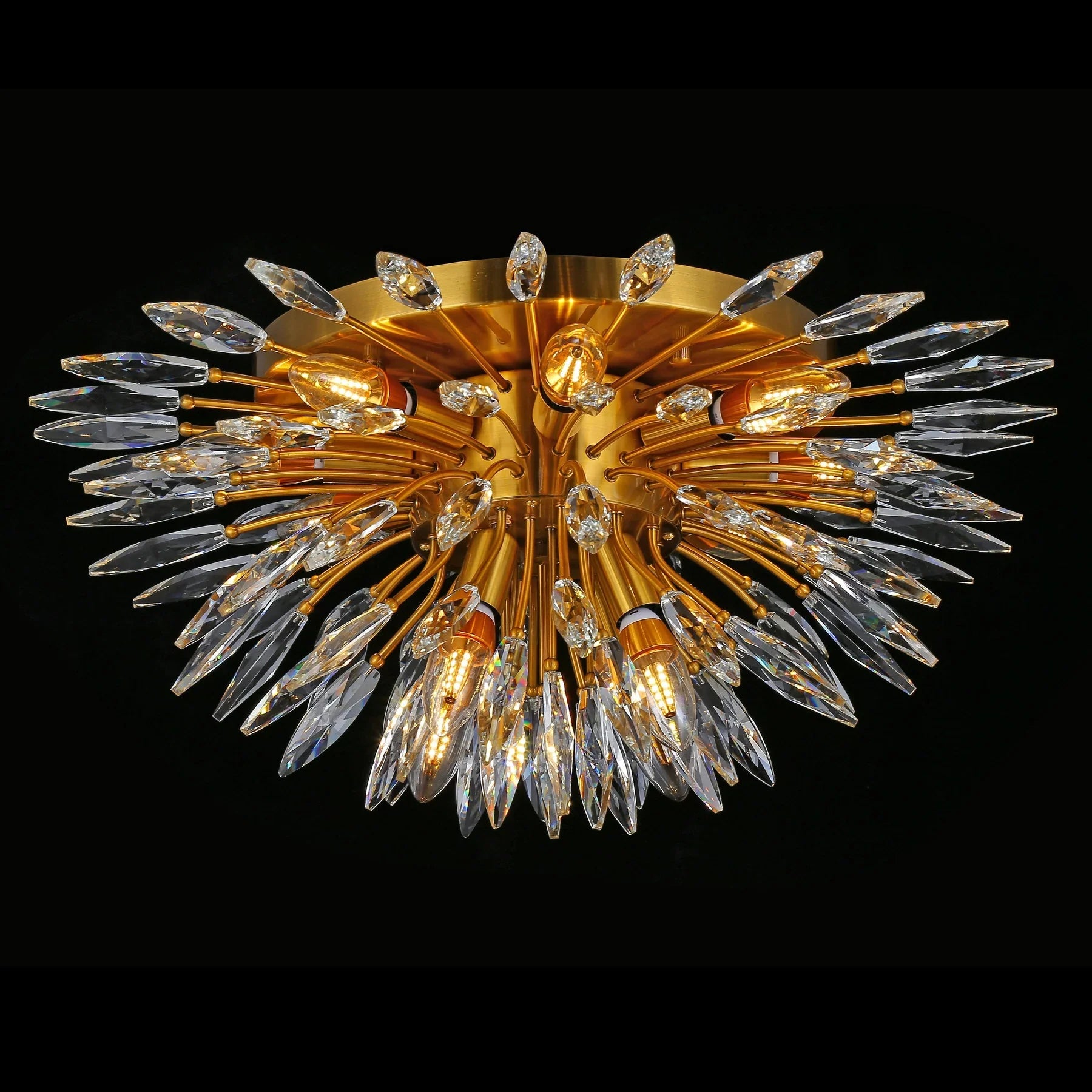 Arly Starburst Crystal Sputnik Flushmount