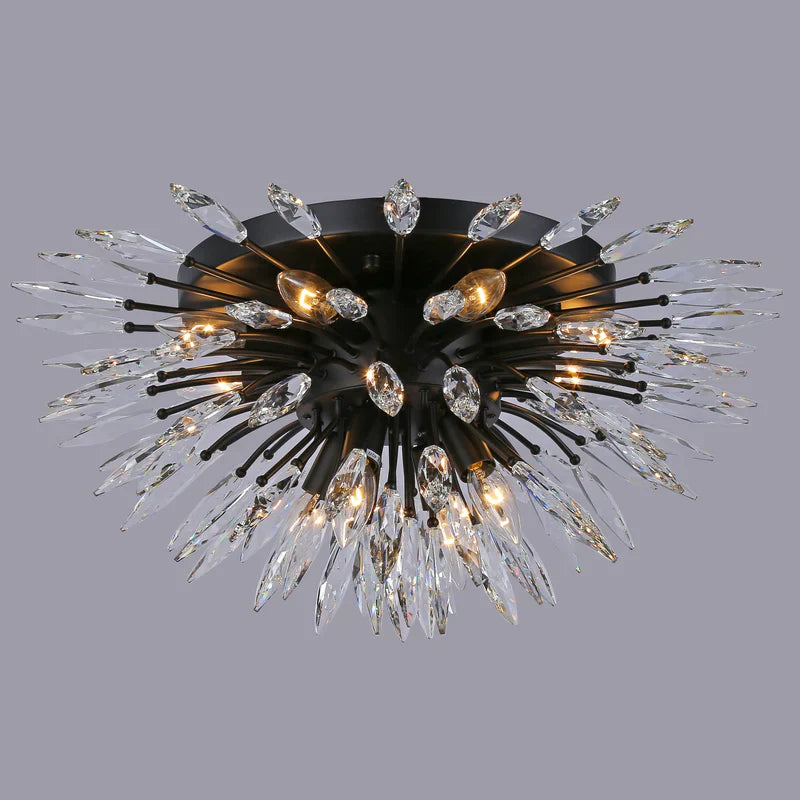 Arly Starburst Crystal Sputnik Flushmount