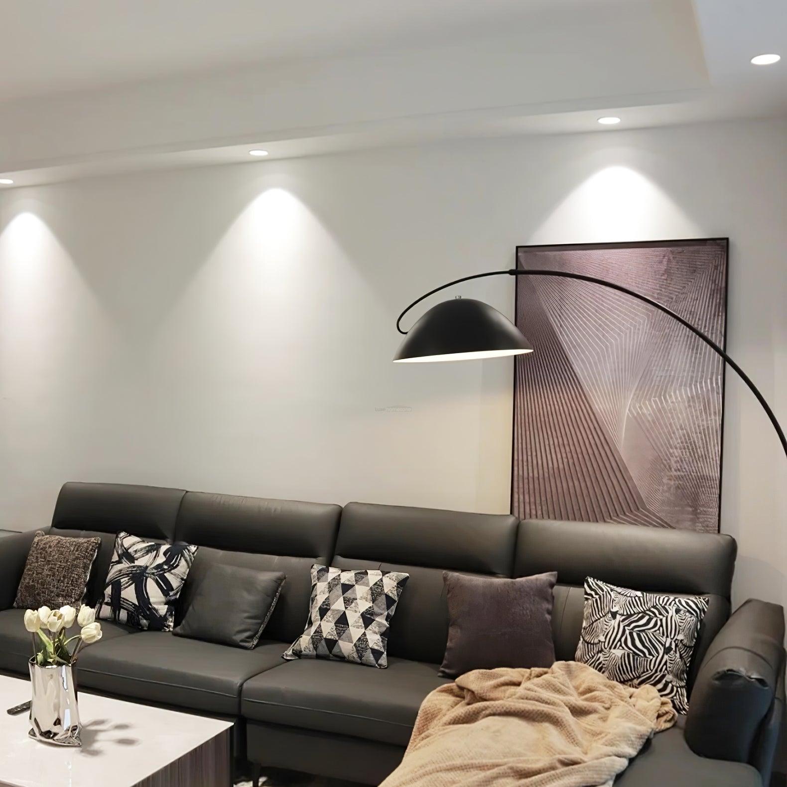 Pluma Floor Lamp ∅ 57.5″ - Bent-1-Luxehomezone
