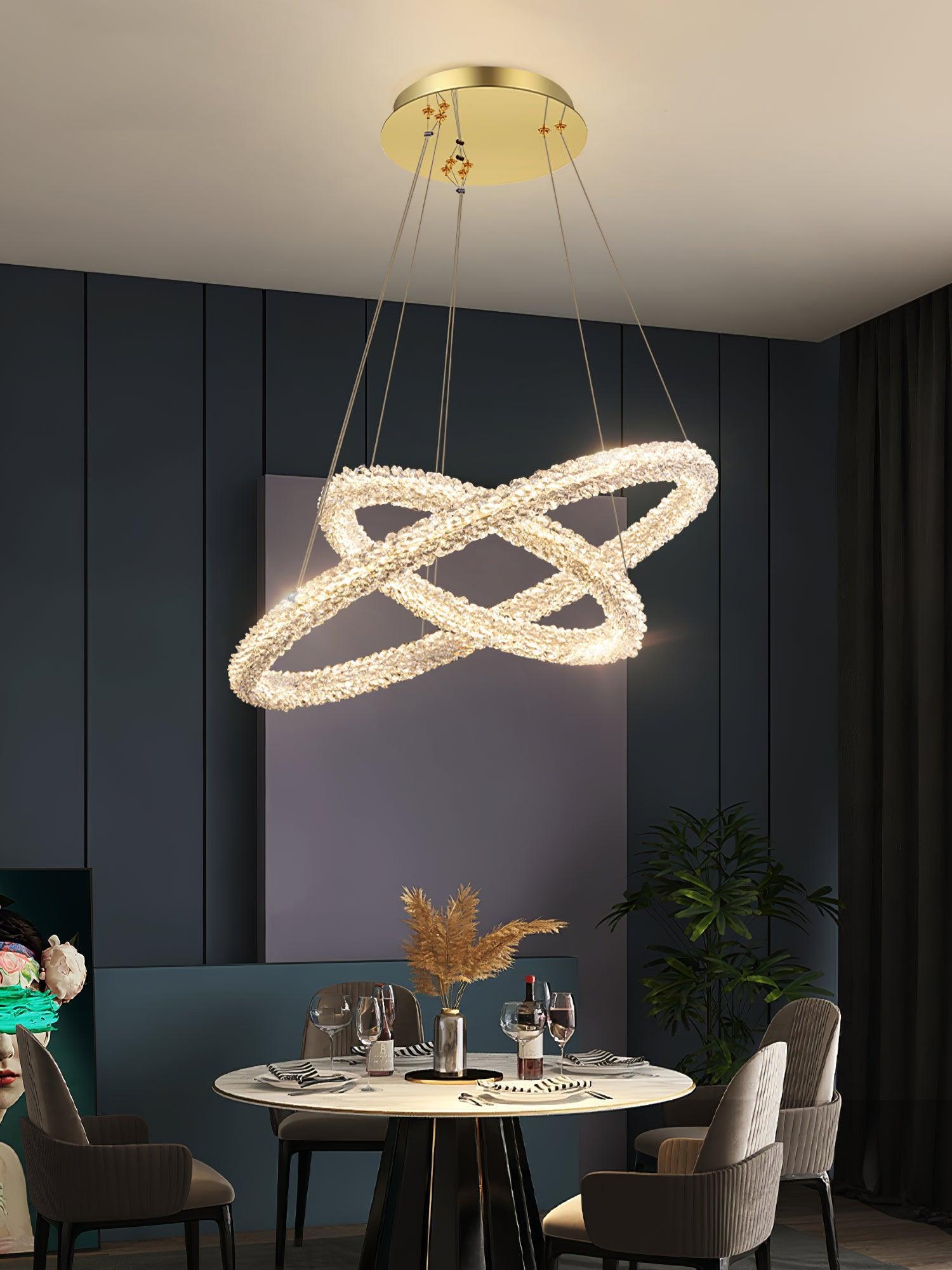 Crystal Ring Chandeliers - Crystals-1-Luxehomezone