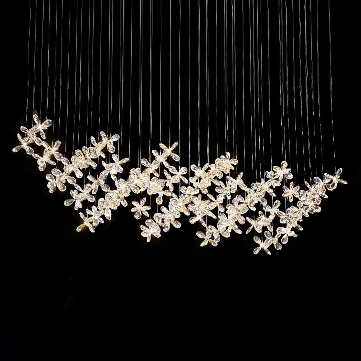 Floating Butterfly Chandelier L 47.2″ - Luxehomezone