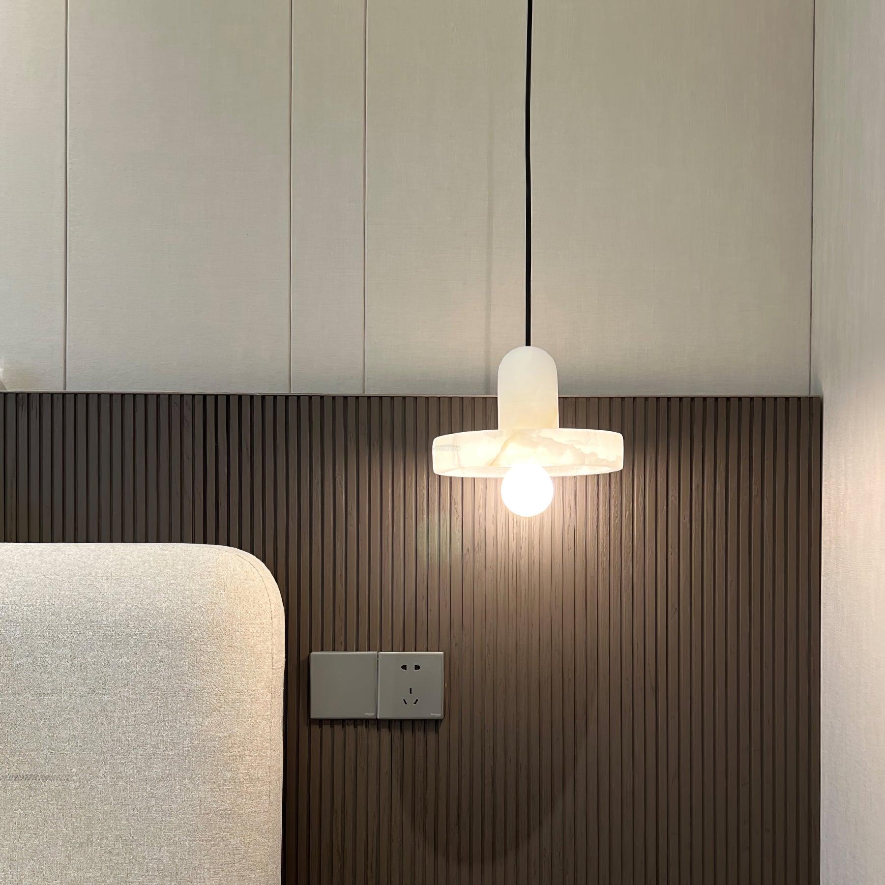 Carrara Pendant Alabaster - Alabaster, Alabaster Pendant-1-Luxehomezone