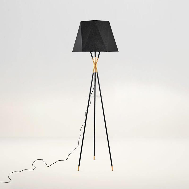 Solitaire Floor Lamp ∅ 21.7″ - Geometry-1-Luxehomezone