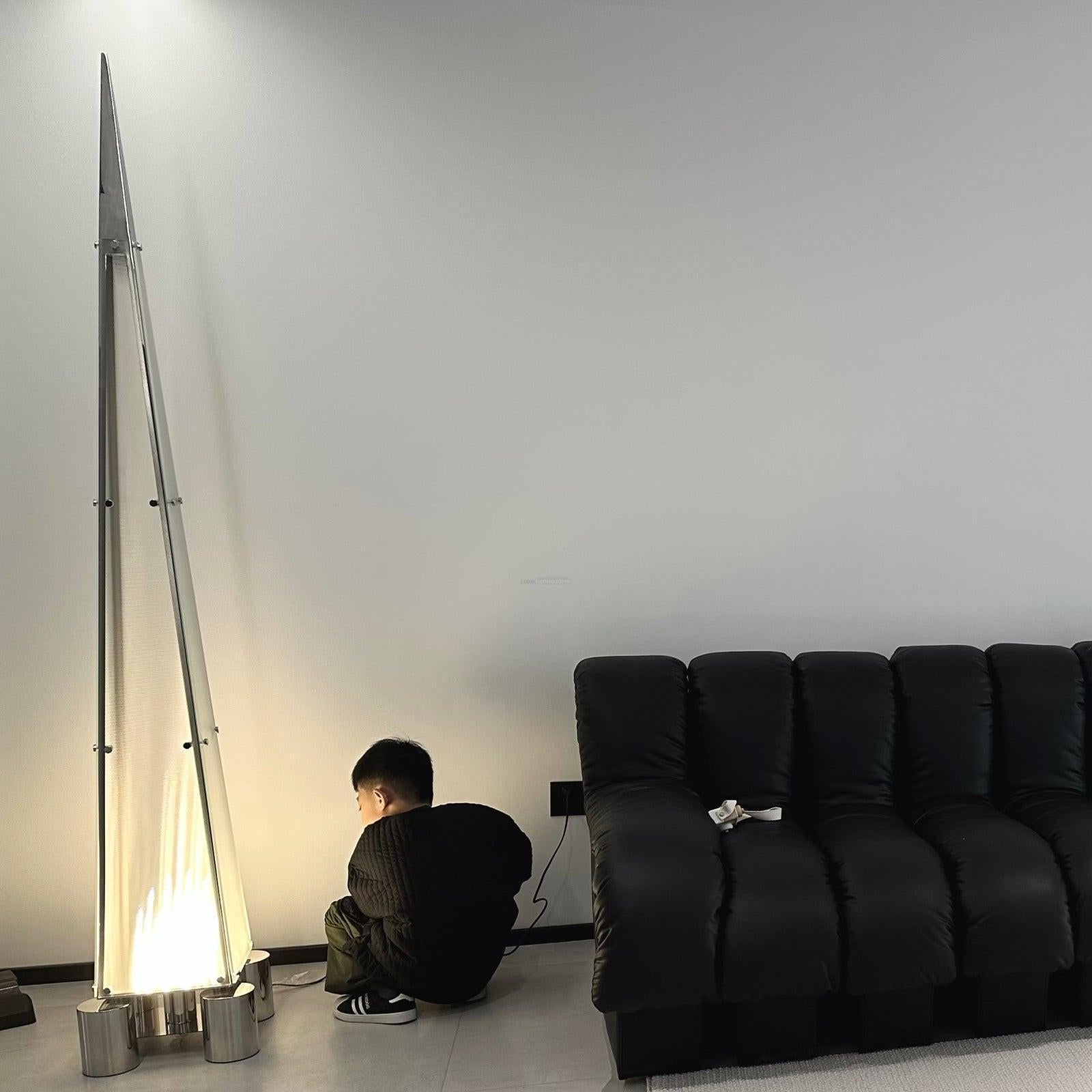 Fragment Floor Lamp  ∅ 12.5″ - Pillar-1-Luxehomezone