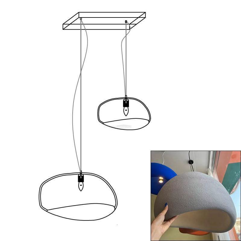 Khmara Chandelier with Rough Combination Type A - Luxehomezone