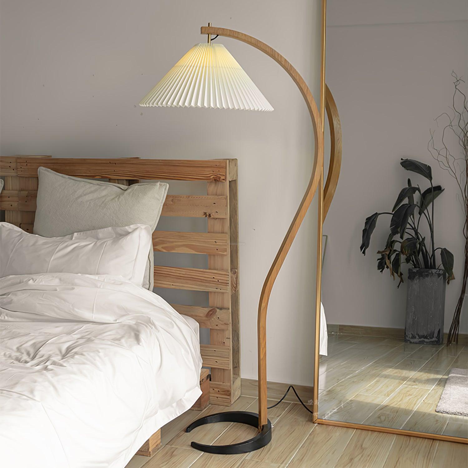 Caprany Floor Lamp - Drapery-1-Luxehomezone