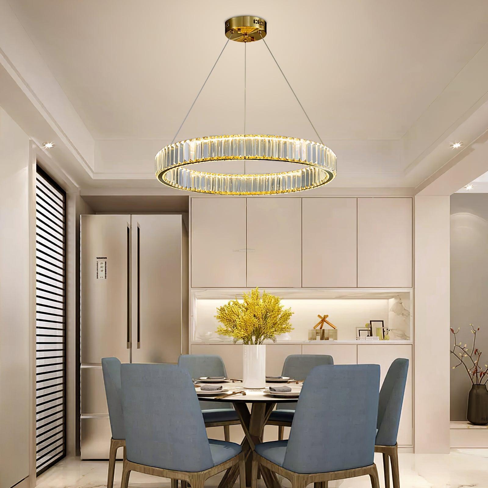 Bertolda Chandeliers ∅ 15.7″ - Crystals-1-Luxehomezone