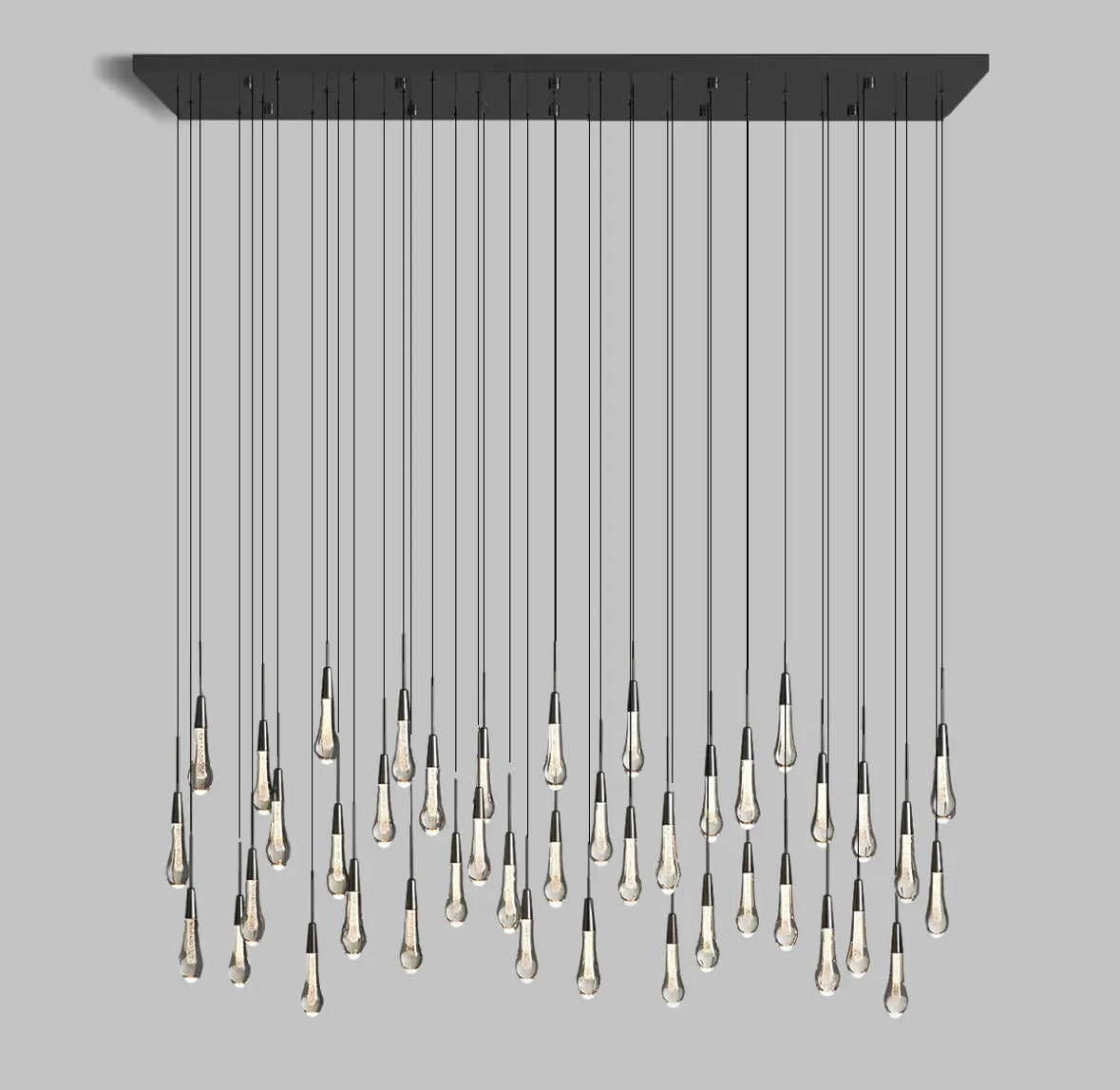 Solitaire Linear Chandelier 37"/ 50"/ 70"/ 87"/ 120"
