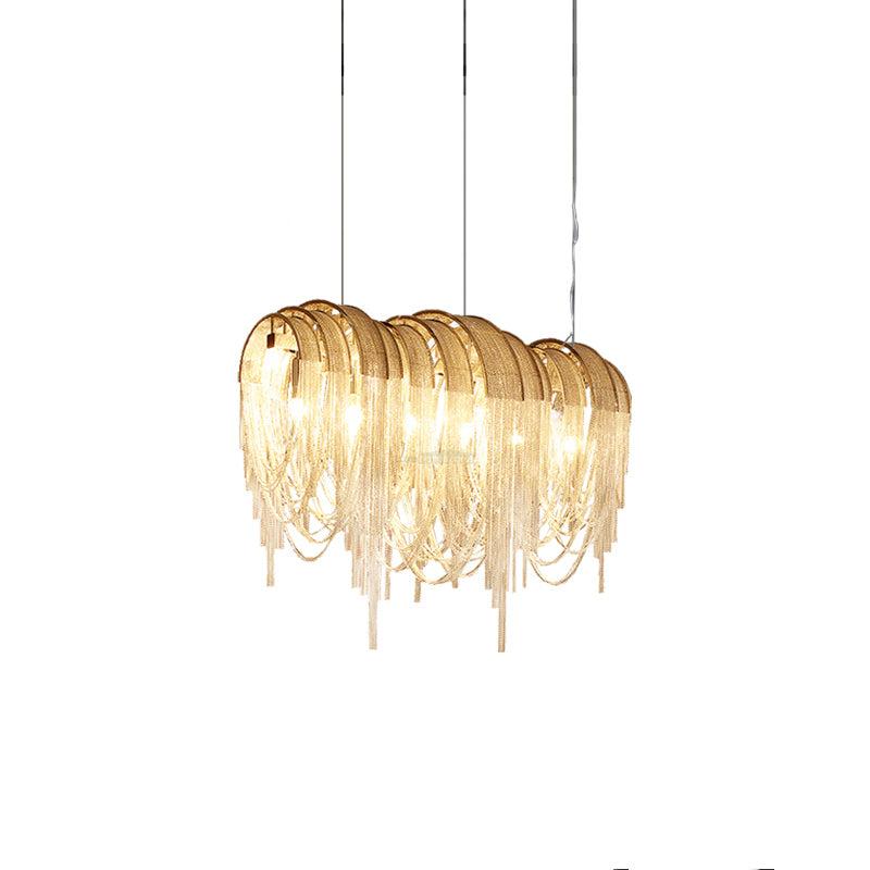 Length Chains Chandelier ∅ 23.6″ - Tassel-1-Luxehomezone