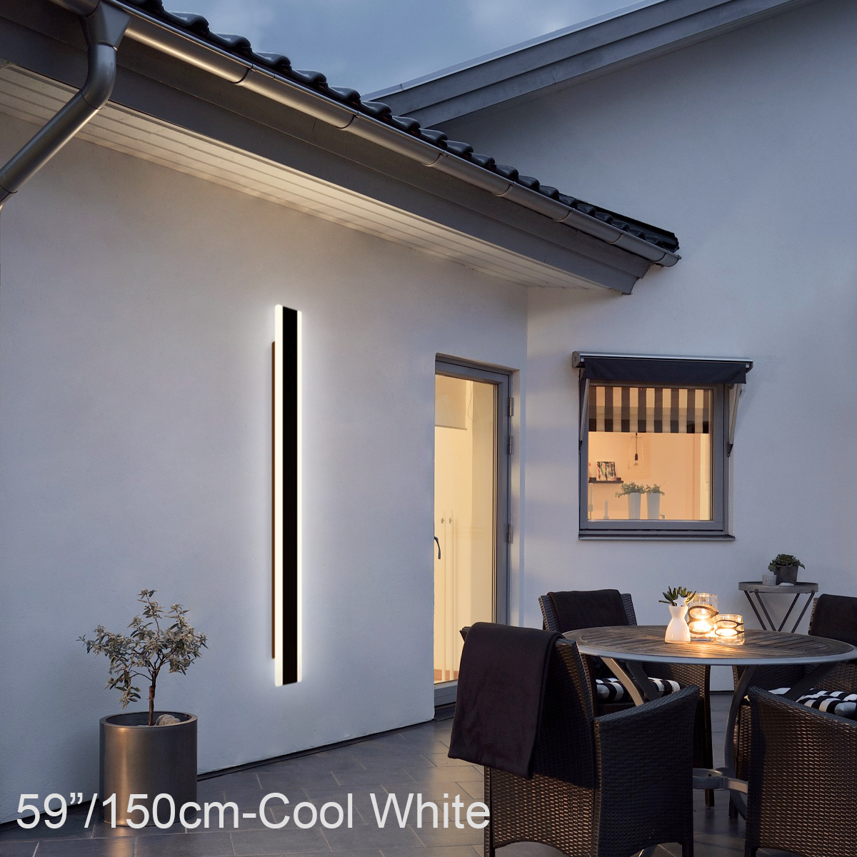 Harper Waterproof LED Outdoor Wall Light - Harper-1-Luxehomezone