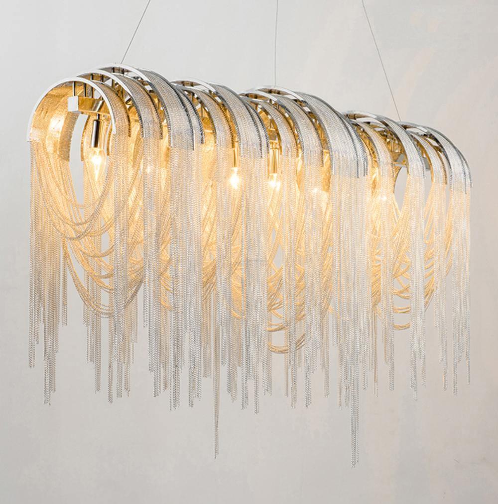 Length Chains Chandelier ∅ 23.6″ - Tassel-1-Luxehomezone