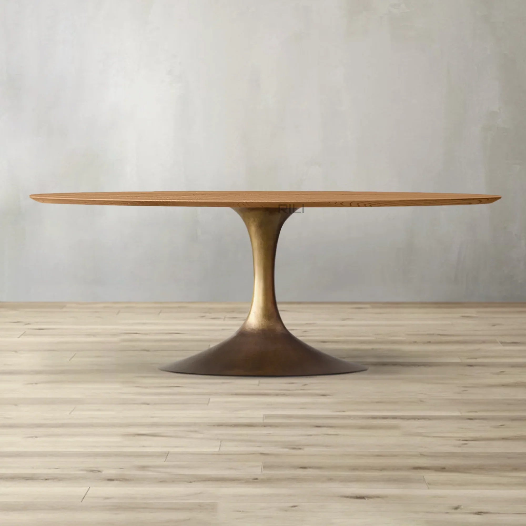Aero Wood Oval Dining Table