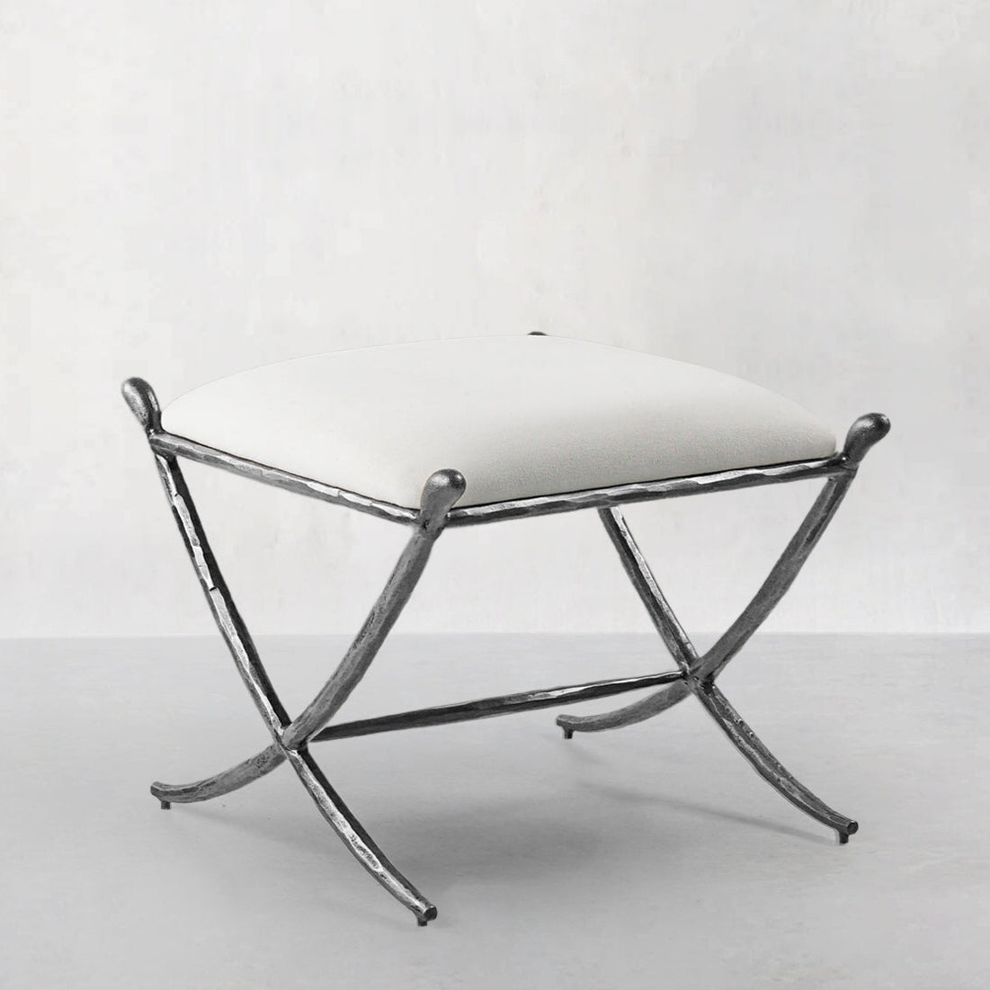 Thaddeus Horn Fabric Base Stool