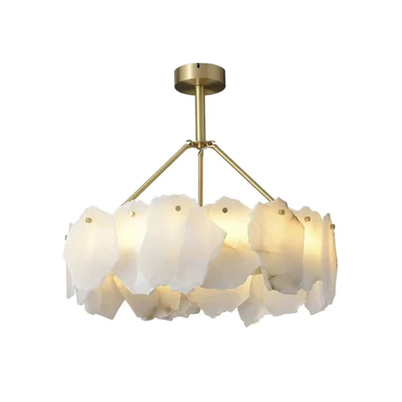 Talan Alabaster Round Chandelier