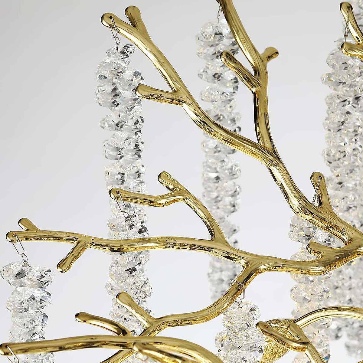 Wisteria Flower Style Crystal Chandelier For Living Room - Luxehomezone