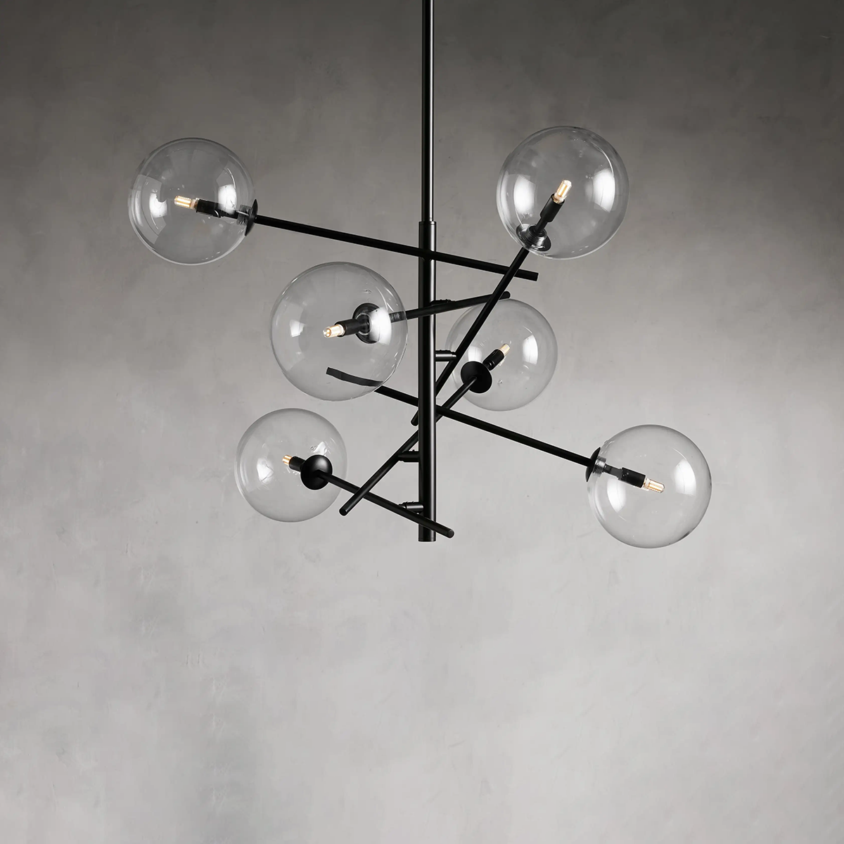 Moder Apollo Glass Ball Chandelier - Chandelier, Moder Apollo Series- Chandelier1-Luxehomezone