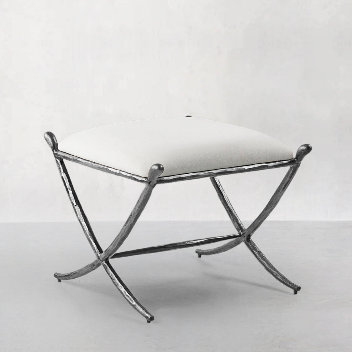 Thaddeus Horn Fabric Base Stool