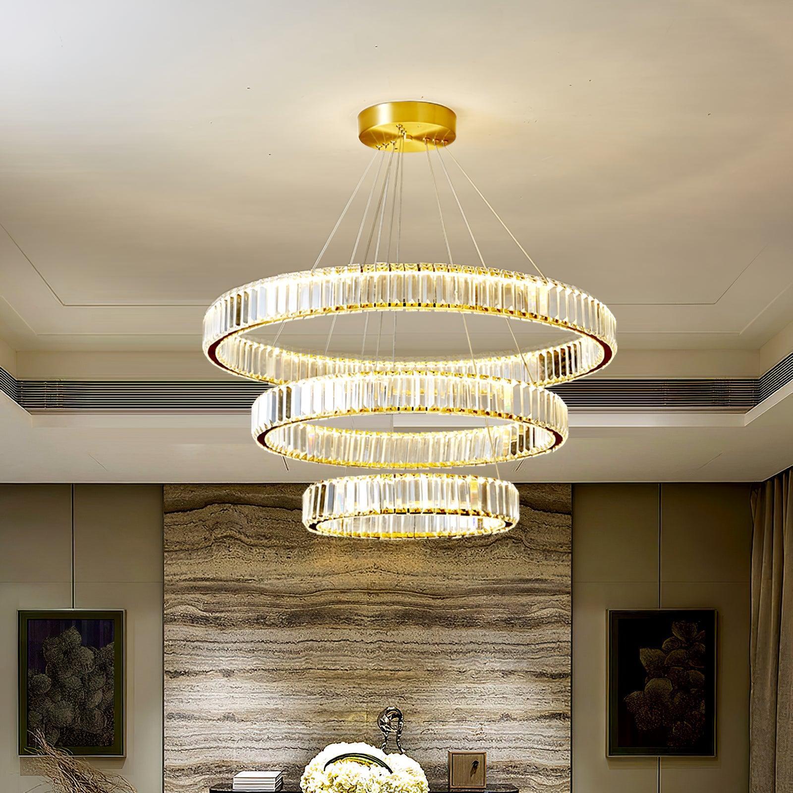 Bertolda Chandeliers ∅ 15.7″ - Crystals-1-Luxehomezone