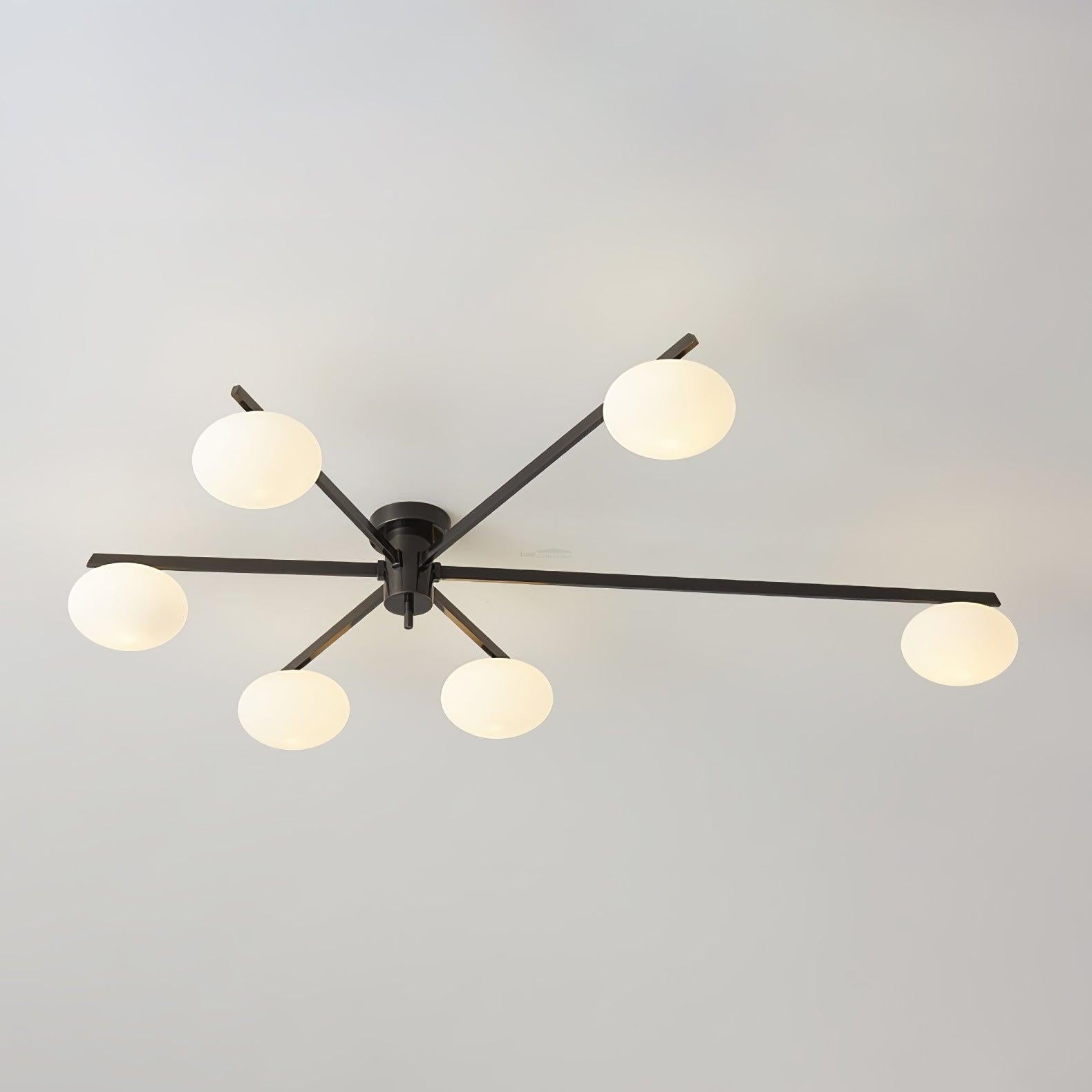 Ceiling Lamp with 3/5/6 heads - Optimized, Semi Flush Mounts-1-Luxehomezone