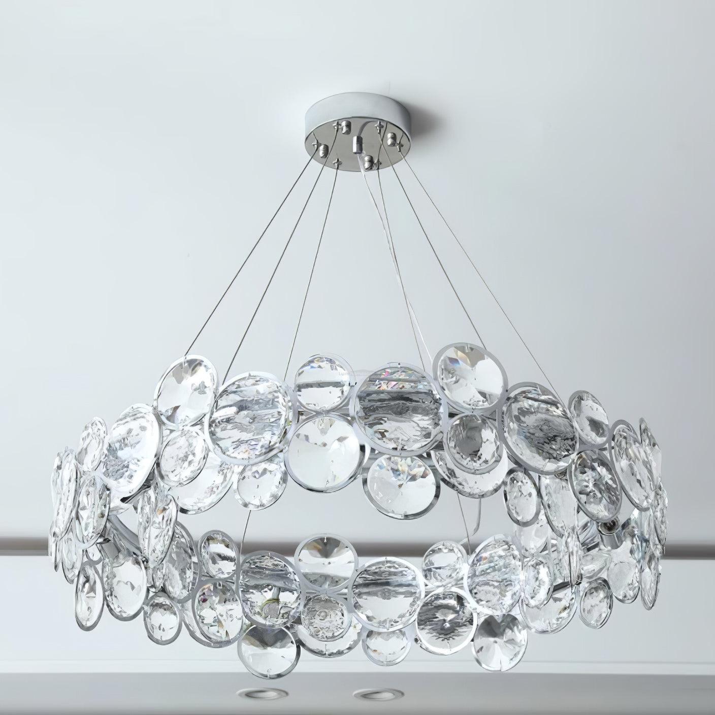 Chrome Crystal Chandelier - Crystals-1-Luxehomezone