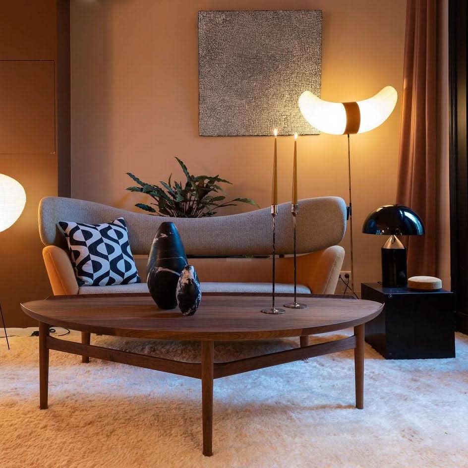 Atollo Metal Table Lamp ∅ 9.8″ - Luxehomezone