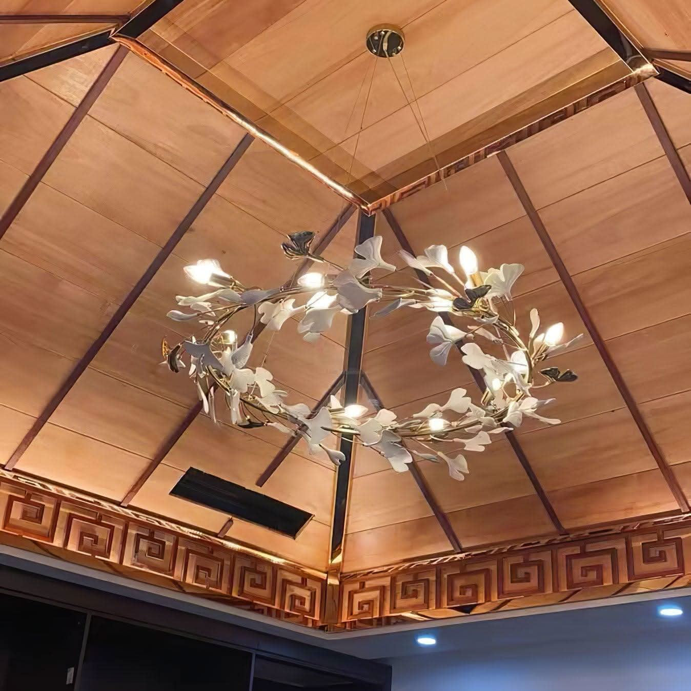 Gingko Chandelier Style U - Luxehomezone
