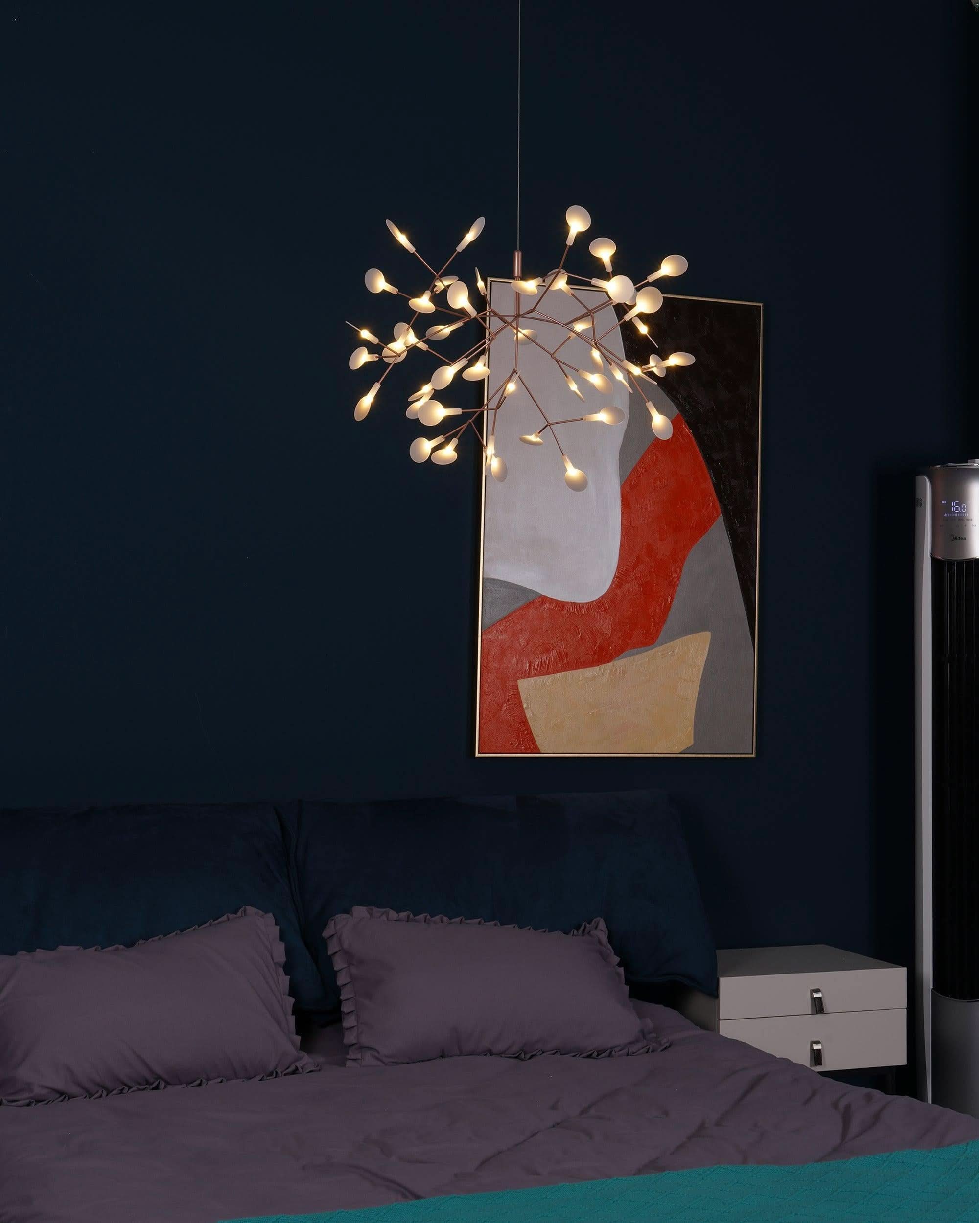 Rose Gold Firefly Chandelier - Luxehomezone