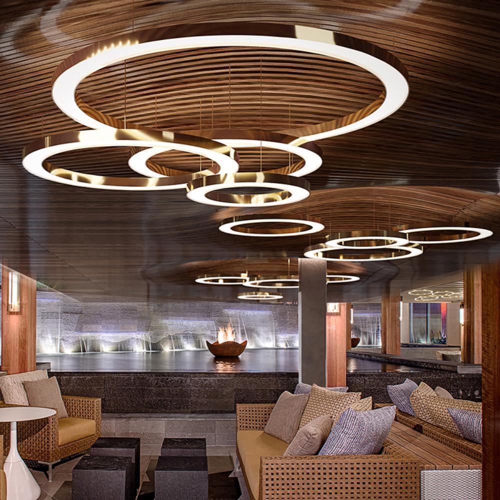 Ring LED Pendant - Straps-1-Luxehomezone