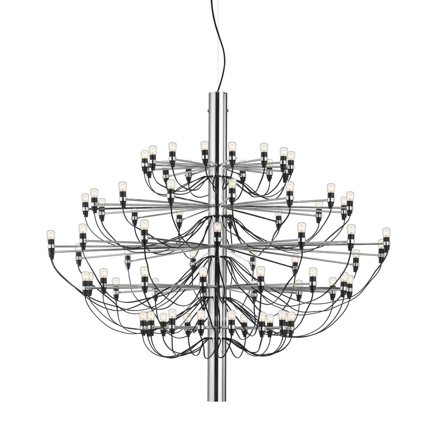 2097 Mid-Century Retro Candle Chandelier with 18/30/50/75 heads - Candle-1-Luxehomezone