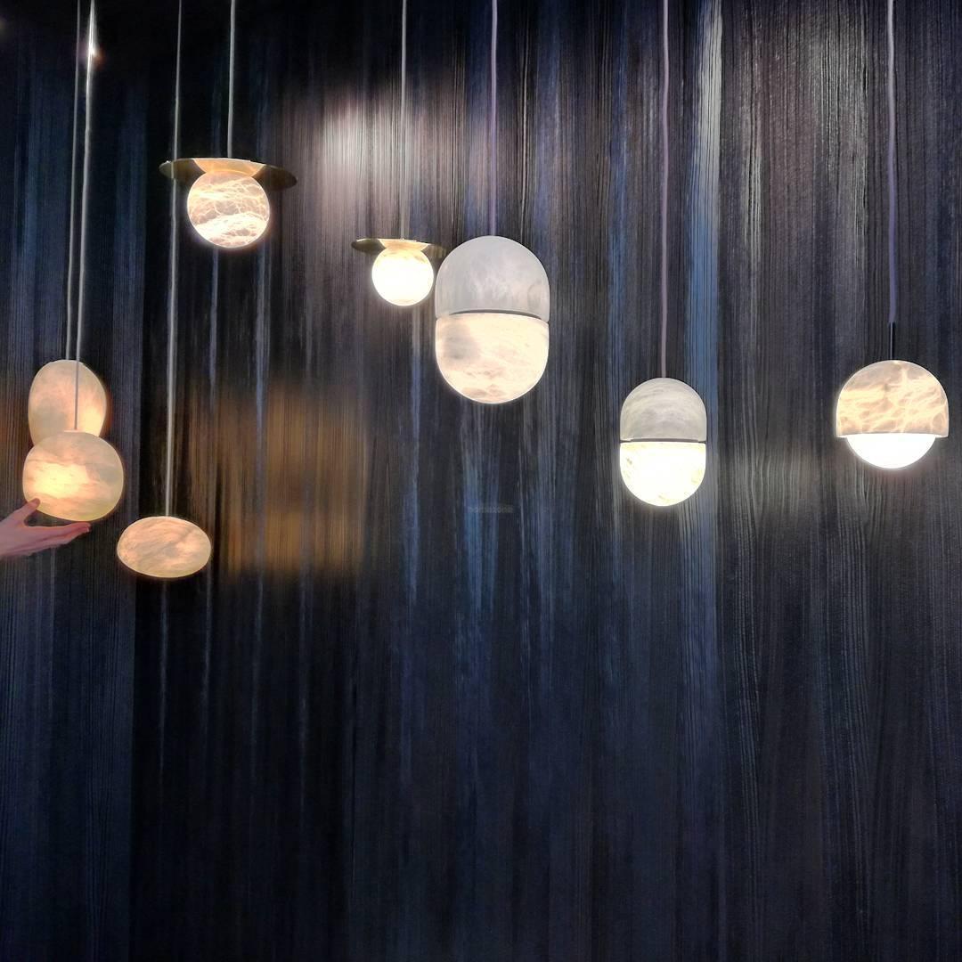 YUM Alabaster Pendant Light - Luxehomezone