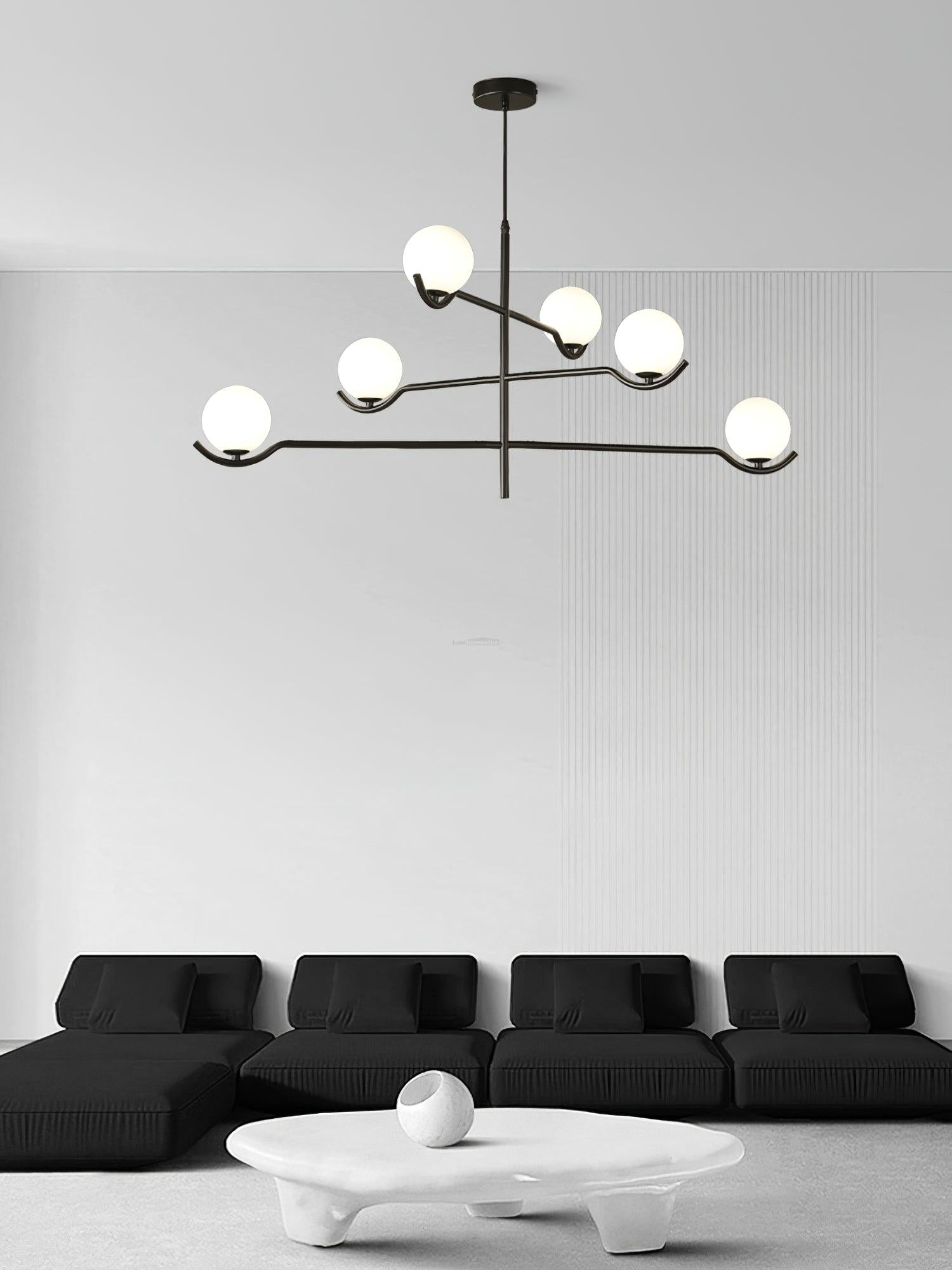 Doris Chandelier with 4/6 heads - Frown-1-Luxehomezone