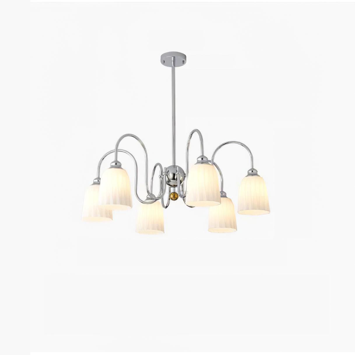 Bauhaus Pleated Chandelier with 3/5/6/8 heads