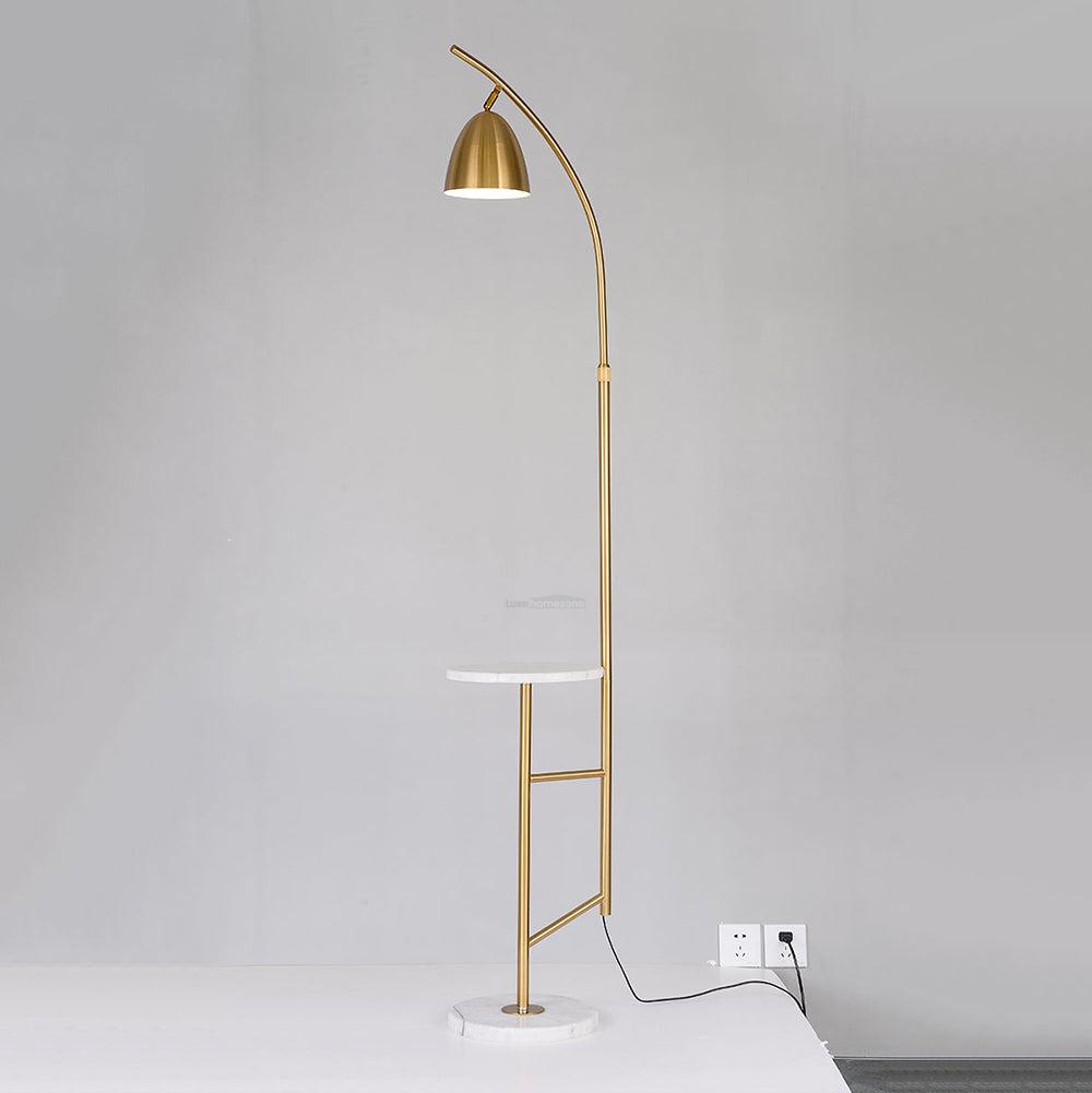 Rani Floor Lamp W 13.8″ - Bent-1-Luxehomezone