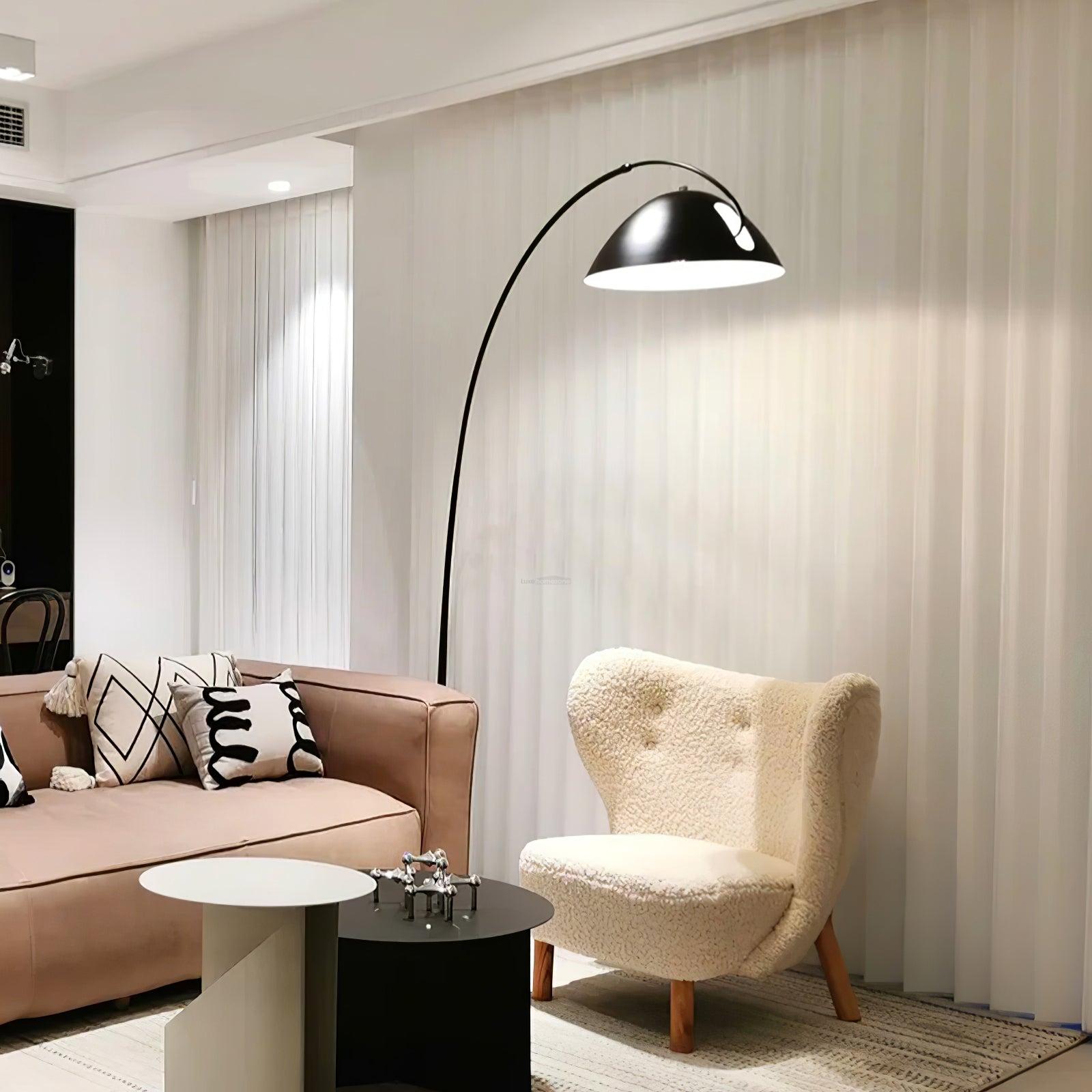 Pluma Floor Lamp ∅ 57.5″ - Bent-1-Luxehomezone
