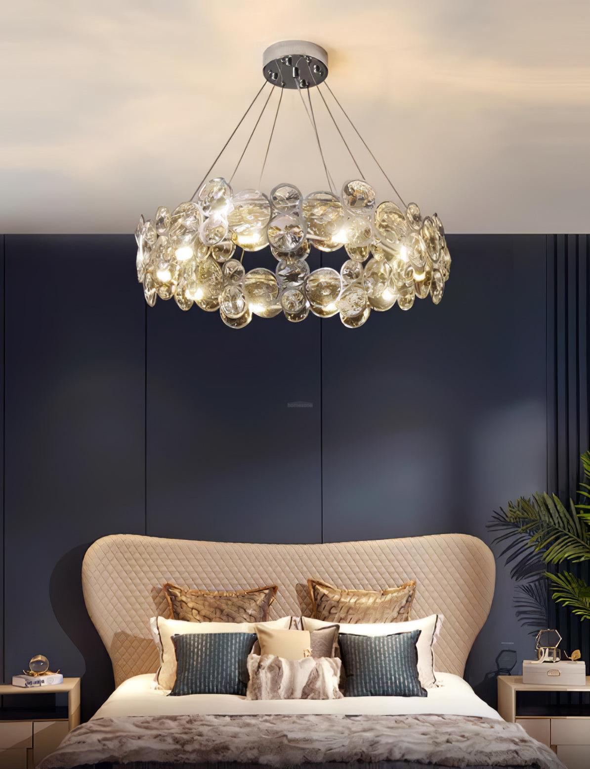 Chrome Crystal Chandelier - Crystals-1-Luxehomezone